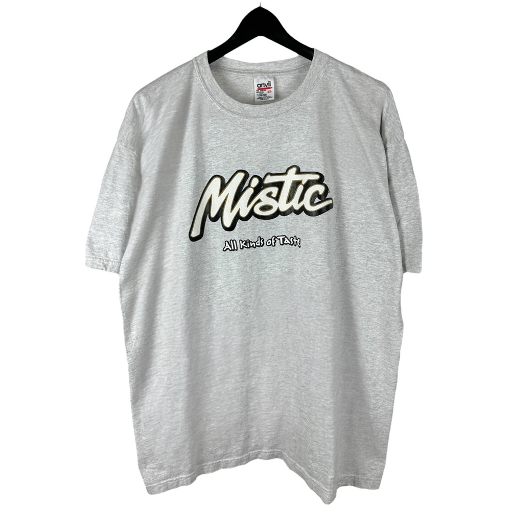 Vintage 90s Mistic Fruit Punch Drink Promo Grey Graphic Shirt Size 2XL
